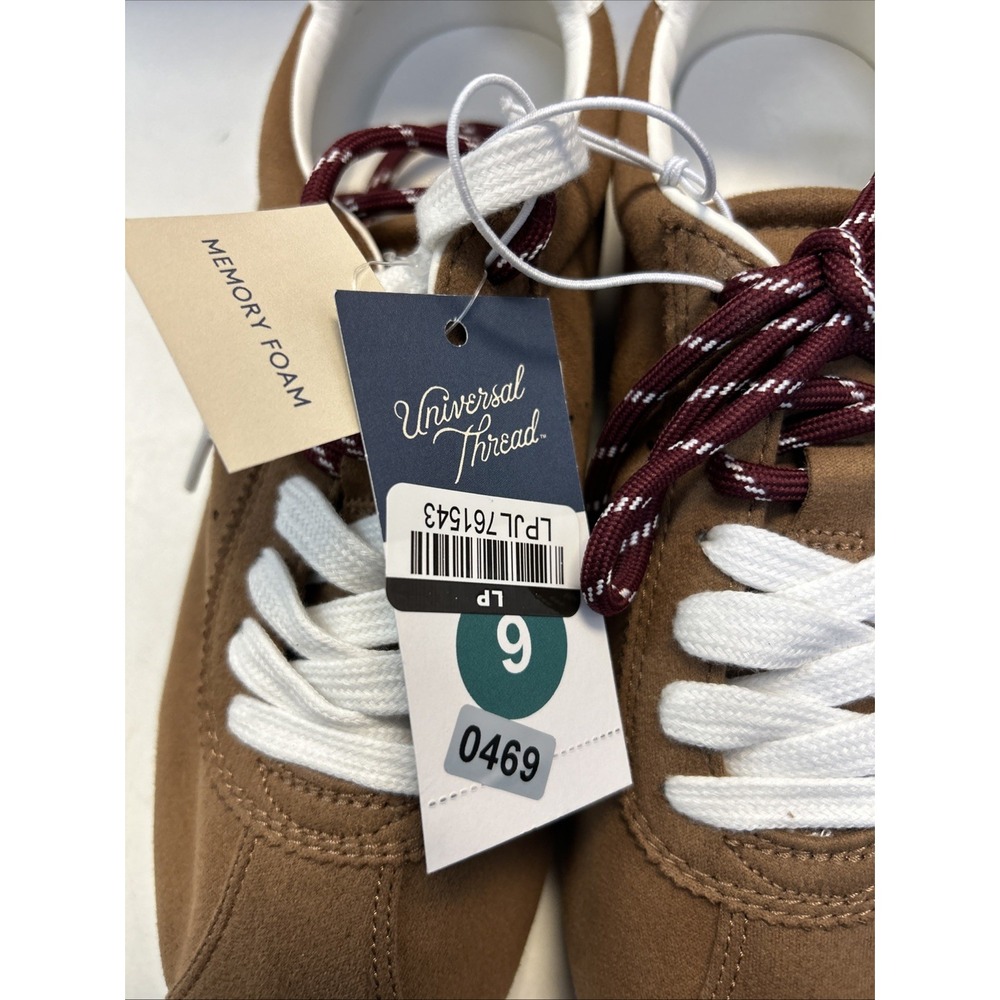 Universal Thread Jojo Brown Sneakers Womens Size 9 Memory Foam Casual Shoes 0469 - Picture 4 of 6